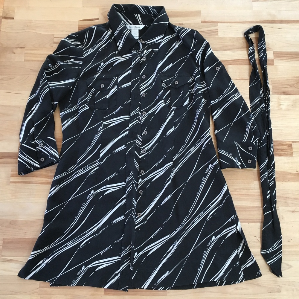 White House | Black Market 100% silk blouse, S